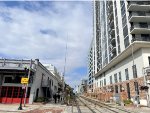 Looking north along the CSX A-Line from Church St 